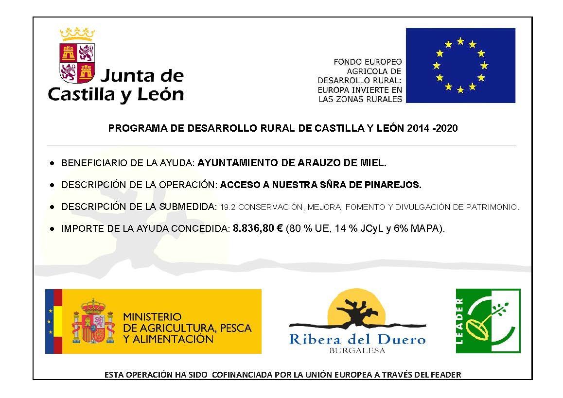 Ayuda LEADER 2014-2020. A.D.R.I. Ribera del Duero Burgalesa.
